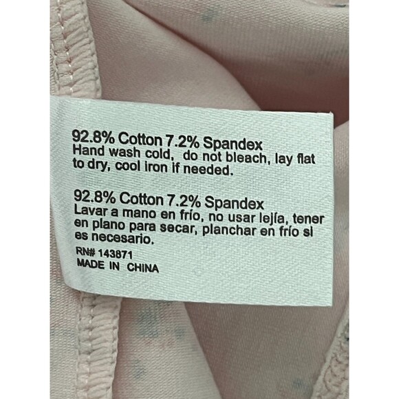 Frankies Bikinis Gwen Cotton Mini Slip Dress Floral Pink XS Bodycon - Picture 9 of 9